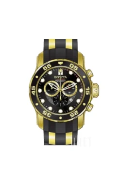 Pro Diver Svart/Gulguldtonat stål Ø48.8 mm