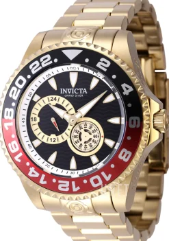 Pro Diver Svart/Gulguldtonat stål Ø47 mm