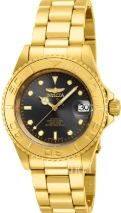 Pro Diver Svart/Gulguldtonat stål Ø40 mm