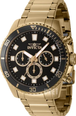 Pro Diver Svart/Gulguldtonat stål Ø45 mm