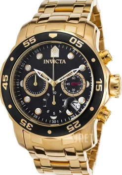 Pro Diver Svart/Gulguldtonat stål Ø48 mm