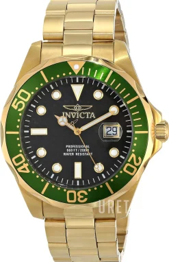 Pro Diver Svart/Gulguldtonat stål Ø47 mm