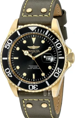 Pro Diver Svart/Läder Ø43 mm