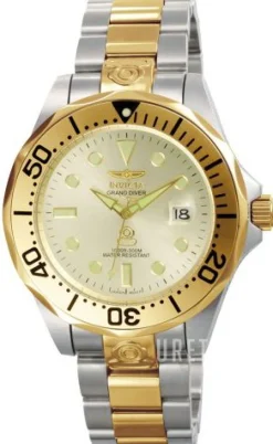 Pro Diver Vit/Gulguldtonat stål Ø47 mm