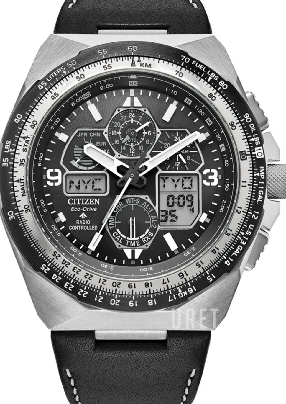 Promaster Svart/Läder Ø45.4 mm