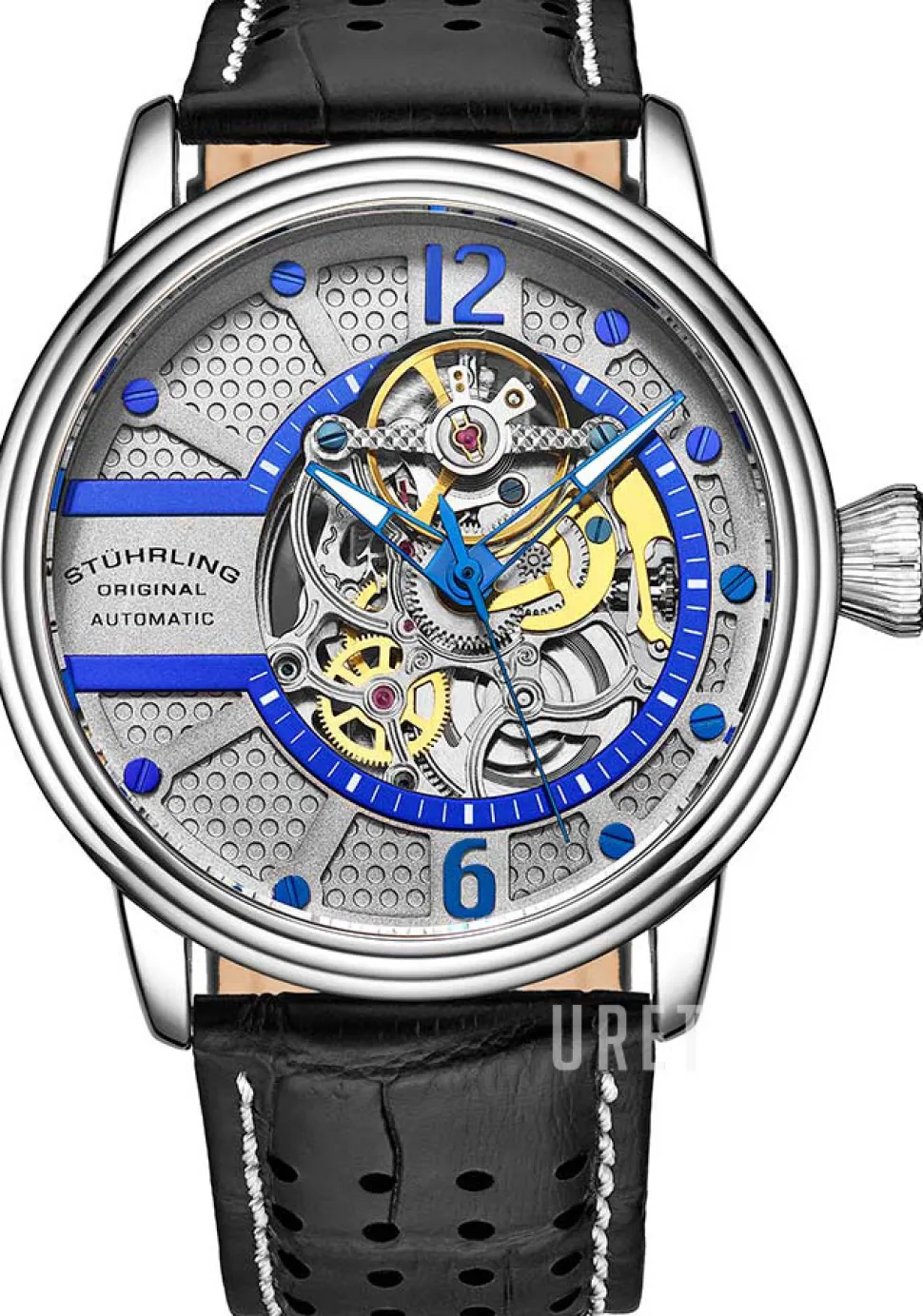 Prospero Grå/Läder Ø44 mm