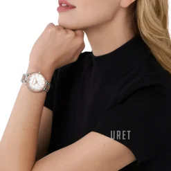 Pyper Silverfärgad/Roséguldstonat stål Ø38 mm