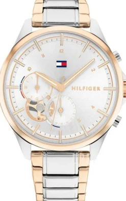 Quinn Silverfärgad/Roséguldstonat stål Ø38 mm