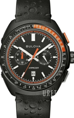 Racer Svart/Läder Ø42 mm