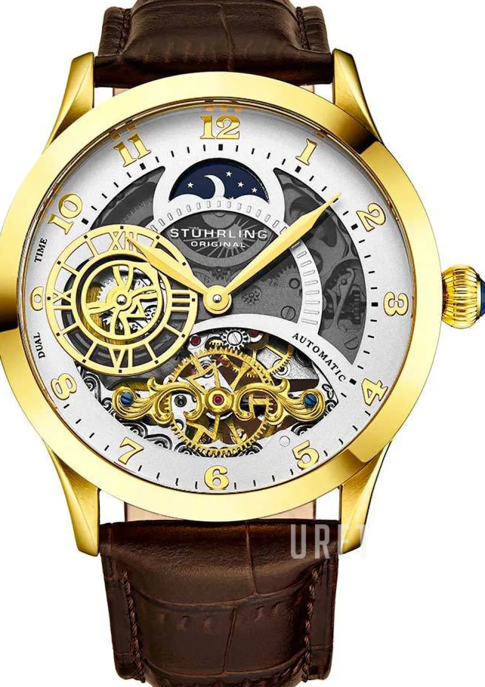 Radiant Silverfärgad/Läder Ø44 mm