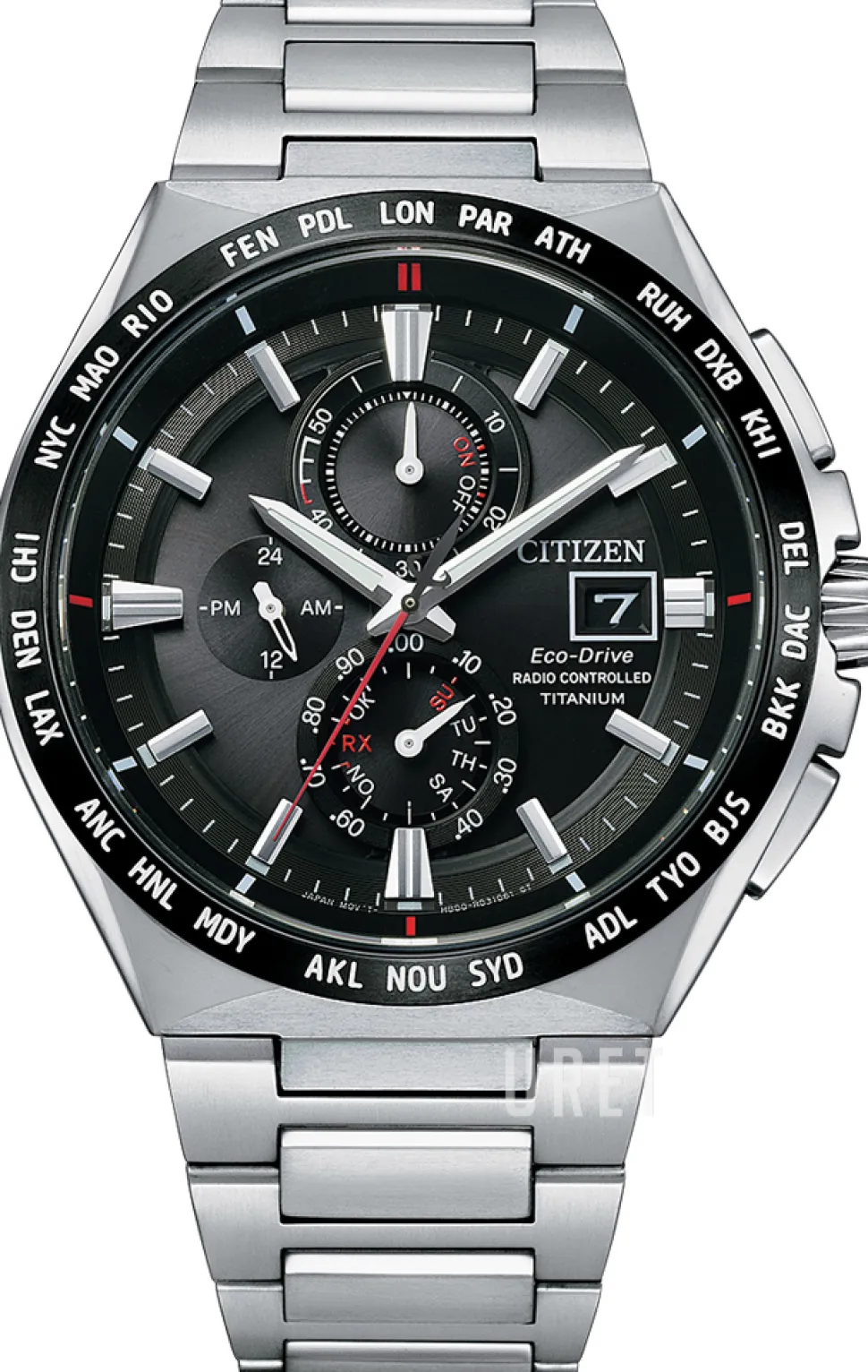 Radio Controlled Svart/Titan Ø45 mm