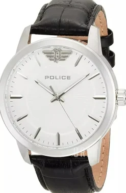 Raho Silverfärgad/Läder Ø44 mm