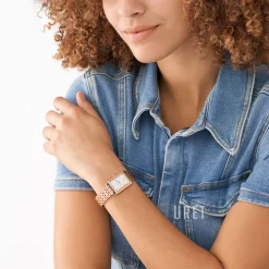 Raquel Vit/Roséguldstonat stål Ø23 mm