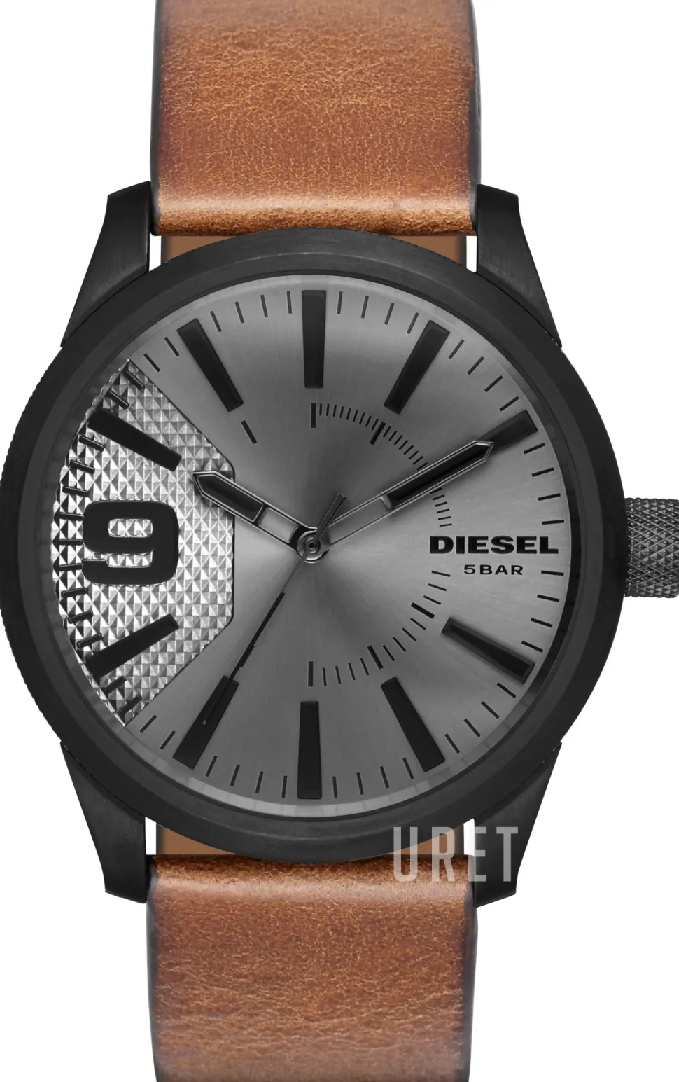 Rasp Grå/Läder Ø46 mm