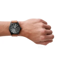 Rasp Grå/Läder Ø46 mm