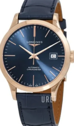 Record Blå/Läder Ø38.5 mm