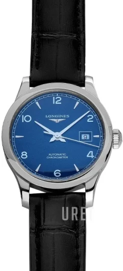 Record Blå/Läder Ø40 mm