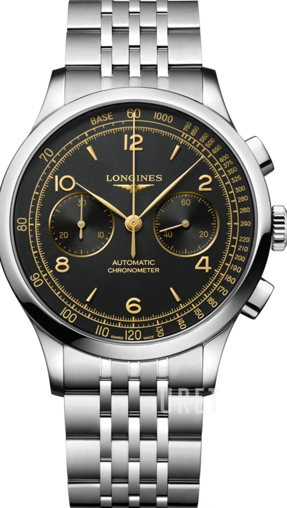 Record Svart/Stål Ø40 mm