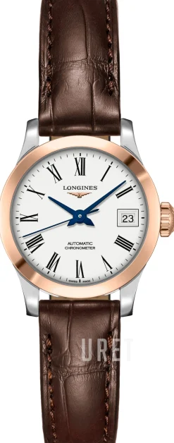 Record Vit/Läder Ø26 mm