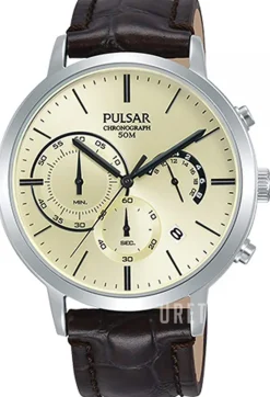 Regular Champagnefärgad/Läder Ø42 mm