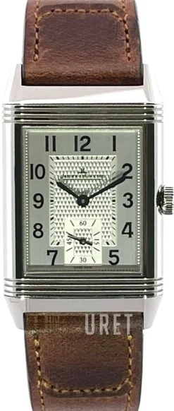 Reverso Classic Silverfärgad/Läder