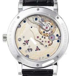 Richard Lange Silverfärgad/Läder Ø40.5 mm