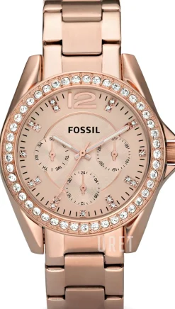 Riley Roséguldstonad/Roséguldstonat stål Ø36 mm