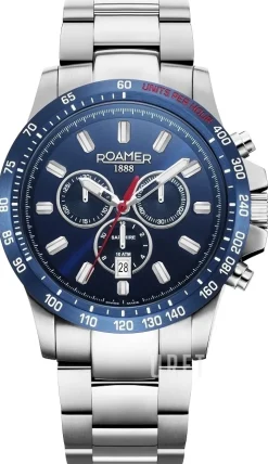 Rimini Blå/Stål Ø45 mm