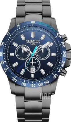 Rimini Blå/Stål Ø45 mm