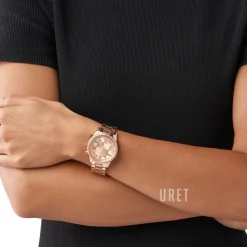 Ritz Roséguldstonad/Roséguldstonat stål Ø37 mm