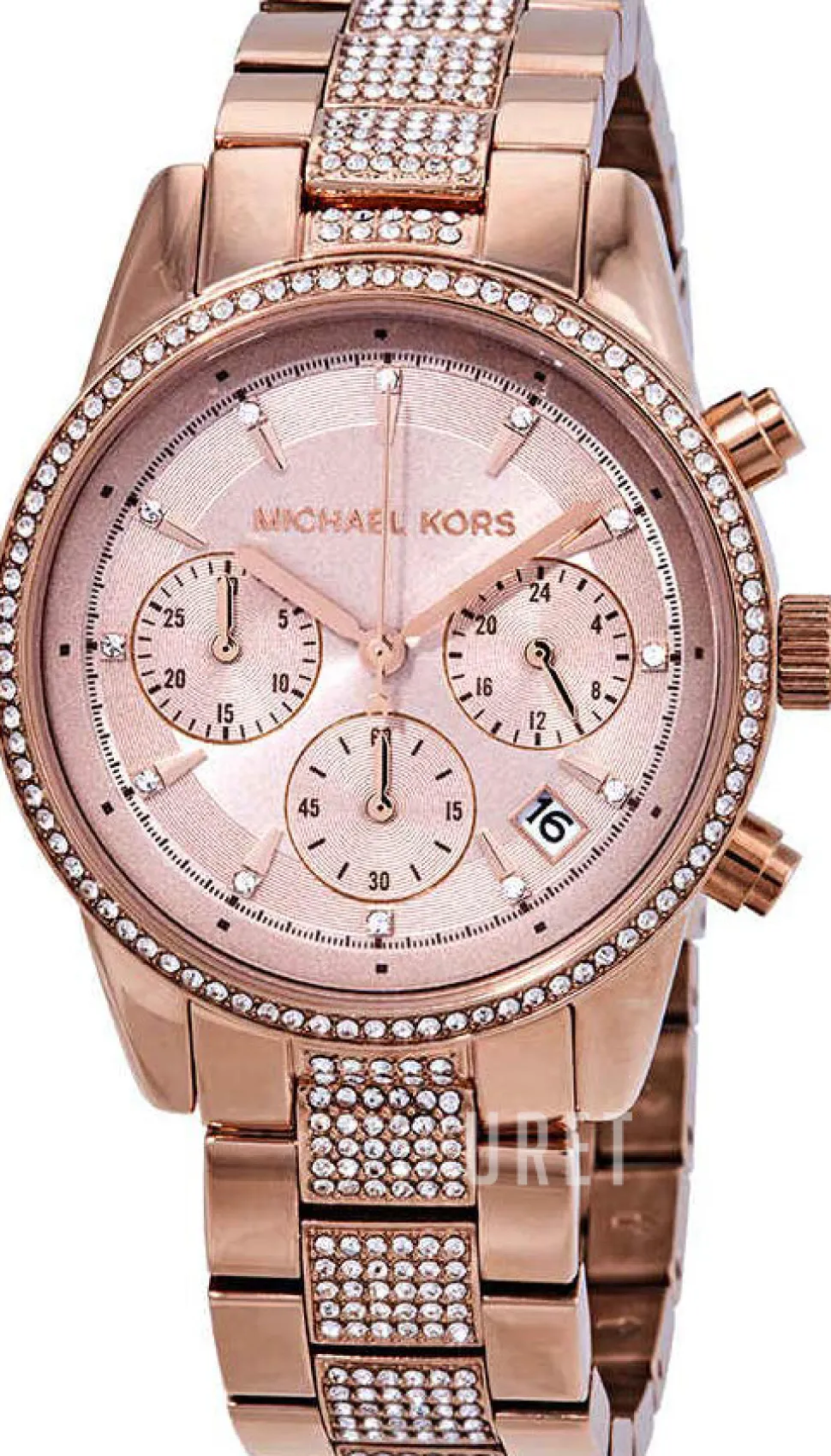 Ritz Roséguldstonad/Roséguldstonat stål Ø37 mm