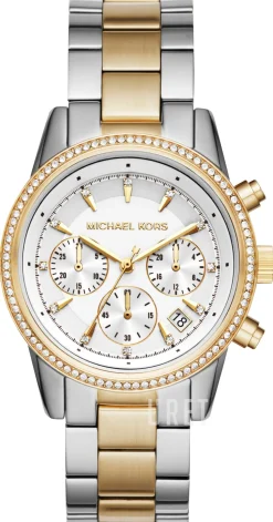 Ritz Vit/Guldtonat stål Ø37 mm