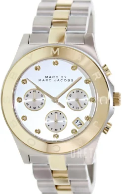 Rock Chrono Silverfärgad/Gulguldtonat stål Ø40 mm