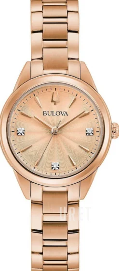 Roséguldstonad/Roséguldstonat stål Ø28 mm