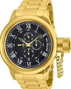 Russian Diver Svart/Gulguldtonat stål Ø52 mm