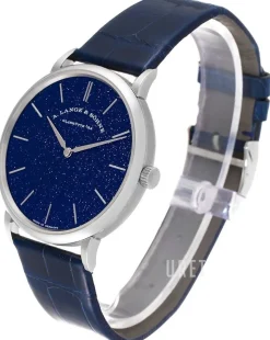 Saxonia Blå/Läder Ø37 mm