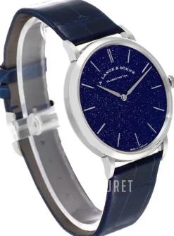 Saxonia Blå/Läder Ø37 mm