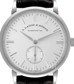 Saxonia Silverfärgad/Läder Ø35 mm