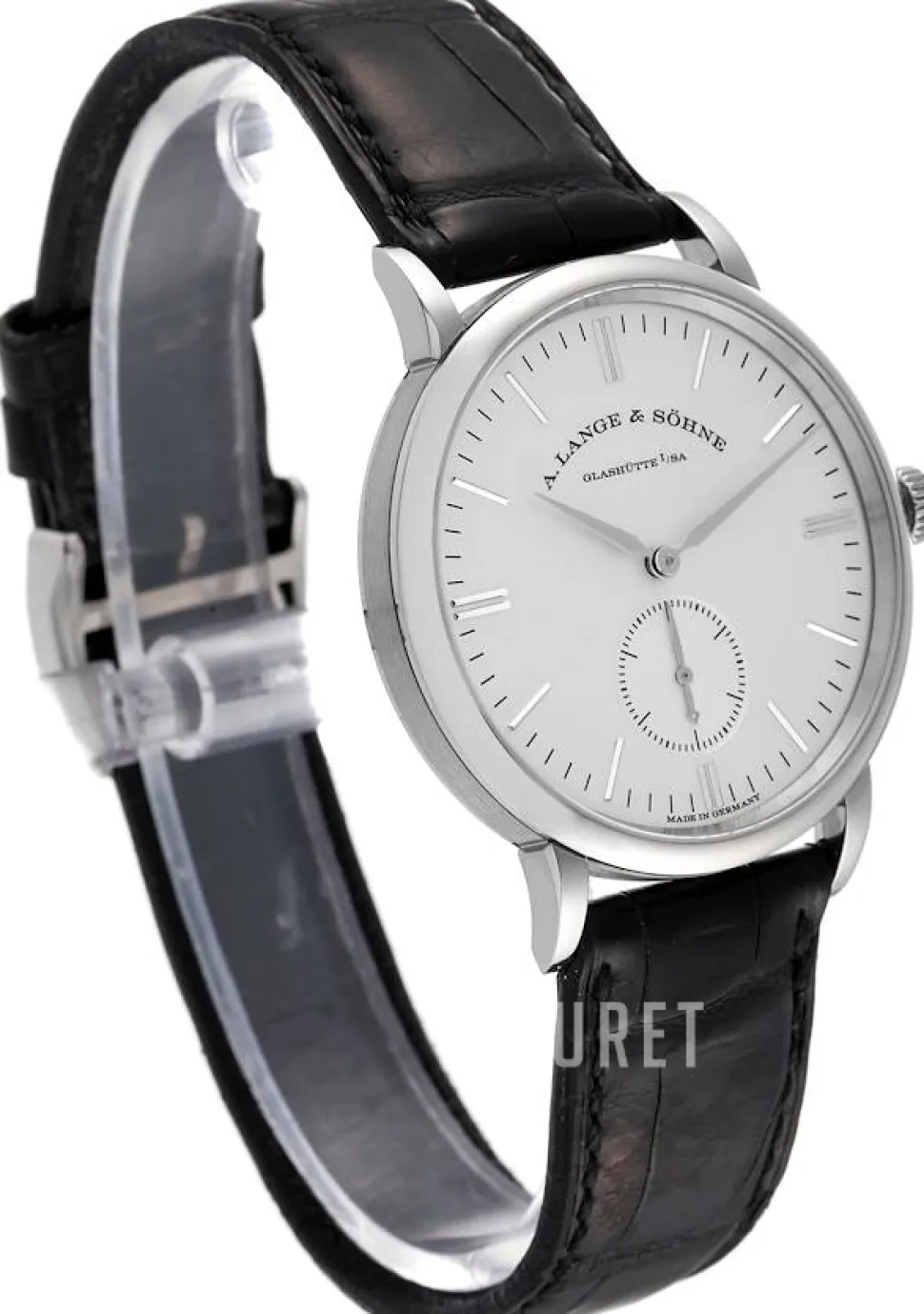 Saxonia Silverfärgad/Läder Ø35 mm