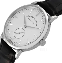 Saxonia Silverfärgad/Läder Ø35 mm