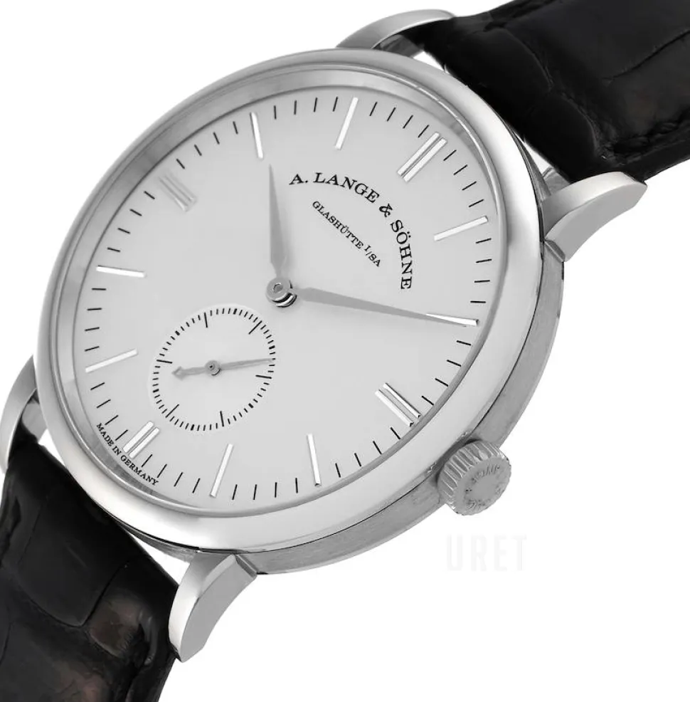 Saxonia Silverfärgad/Läder Ø35 mm