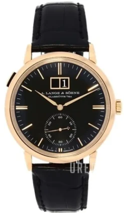 Saxonia Svart/Läder Ø39 mm