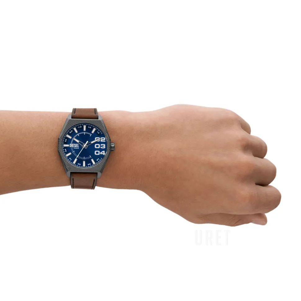 Scraper Grå/Läder Ø44 mm