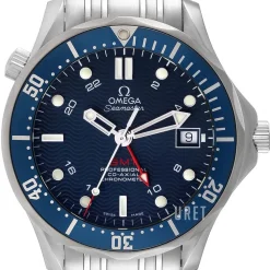 Seamaster 300 M GMT Blå/Stål Ø41 mm