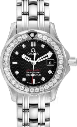 Seamaster 300 M Quartz Svart/Stål Ø28 mm