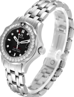 Seamaster 300 M Quartz Svart/Stål Ø28 mm