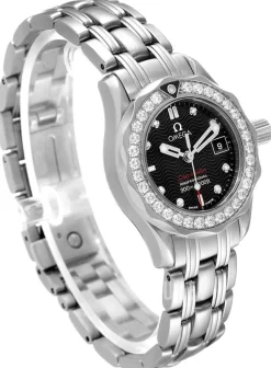 Seamaster 300 M Quartz Svart/Stål Ø28 mm