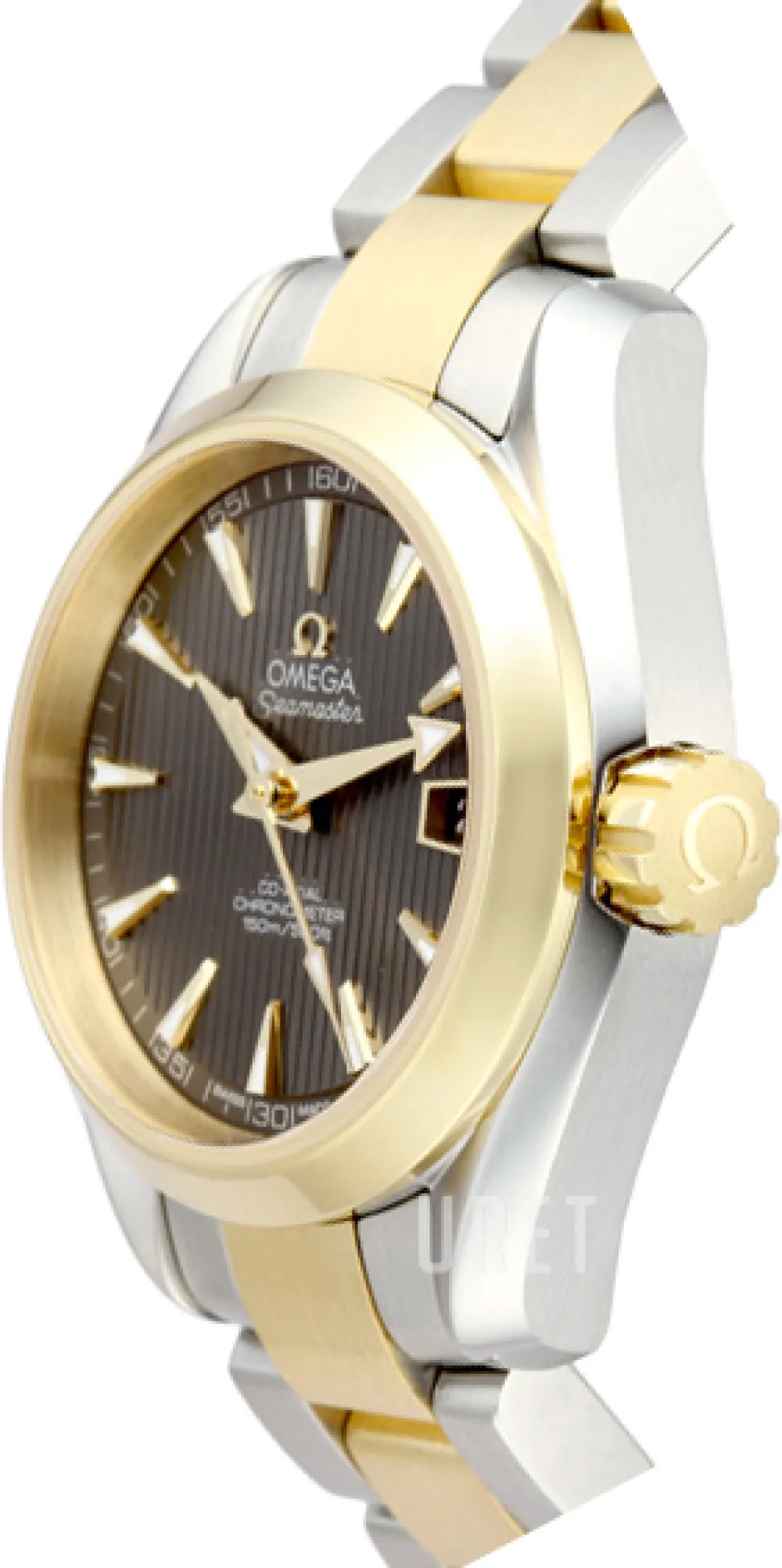 Seamaster Aqua Terra Automatic Grå/18 karat gult guld Ø30 mm
