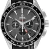 Seamaster Aqua Terra Chronograph Grå/Läder Ø44 mm