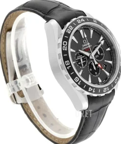 Seamaster Aqua Terra Chronograph Grå/Läder Ø44 mm